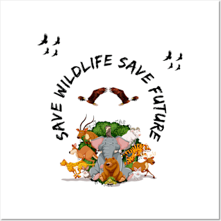 Save Wildlife Save Future Posters and Art